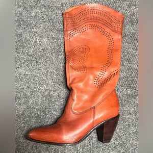 Steve Madden leather cowboy cowgirl boots